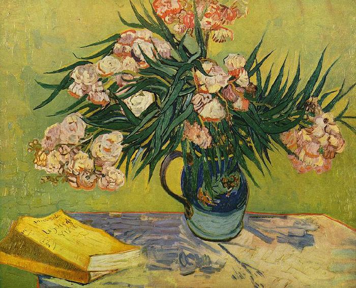 Vincent Van Gogh Stilleben mit Oleander oil painting picture